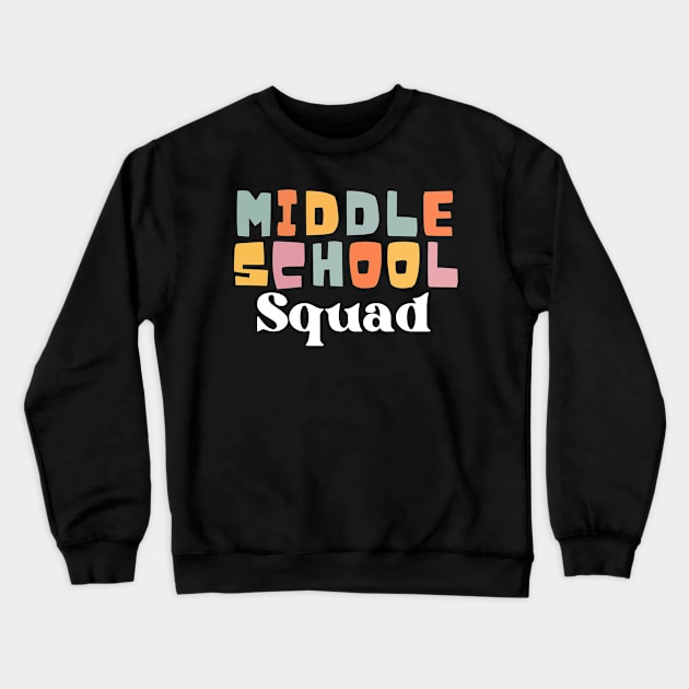 middle school squoad Crewneck Sweatshirt by Thoratostore